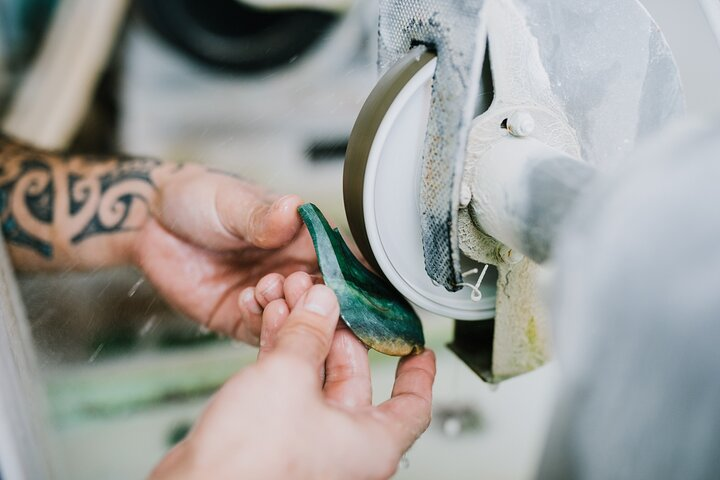 Experience the artistry of hand-carved New Zealand pounamu in Rotorua. Engage with skilled artisans explore jade's cultural significance and create your own unique necklace to cherish forever.